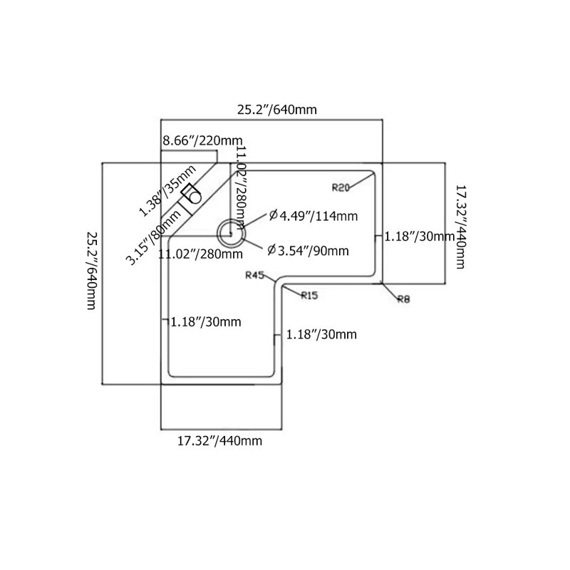 Homary 25.2'' L Double Bowl Quartz Kitchen Sink & Reviews